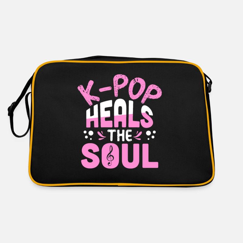 K-Pop - Retro Bag - black/gold