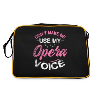 singer - Retro Bag - black/gold - Back