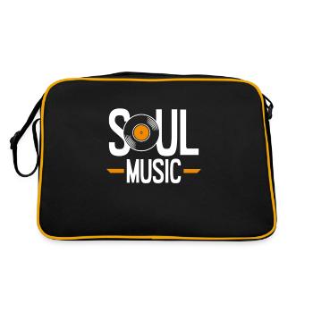 Soul music - Retro Bag - black/gold - Back