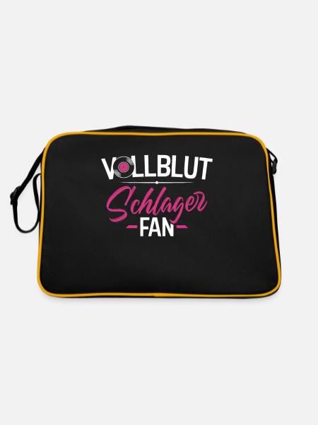 Bat - Retro Bag - black/gold - Back