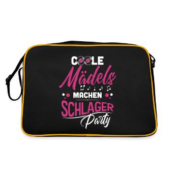 Schlager girls - Retro Bag - black/gold - Back