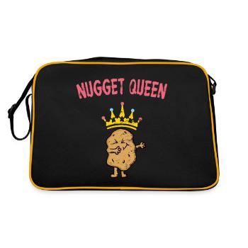 Nuggets de poulet Nuggets de poulet - Sac Retro - noir/or - Dos