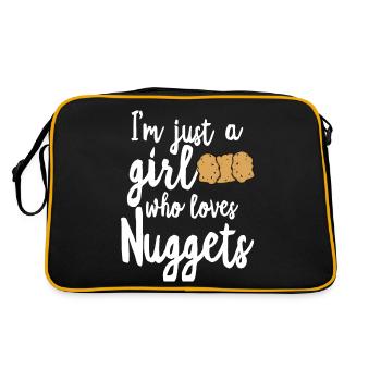 Nuggets de poulet Nuggets de poulet - Sac Retro - noir/or - Dos