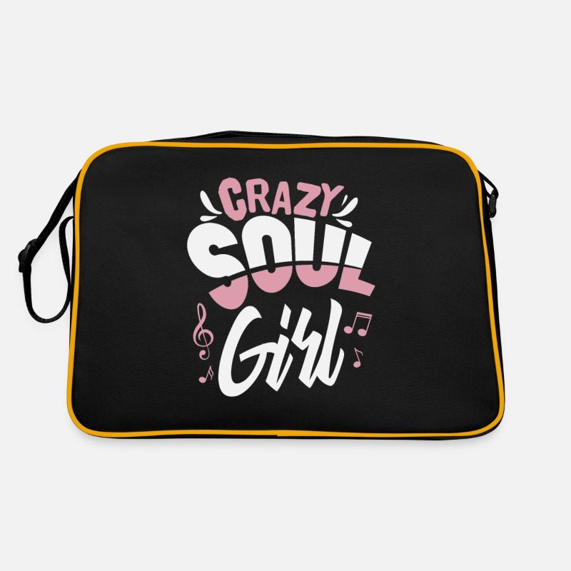 Soul Musik Mädchen Retro Tasche