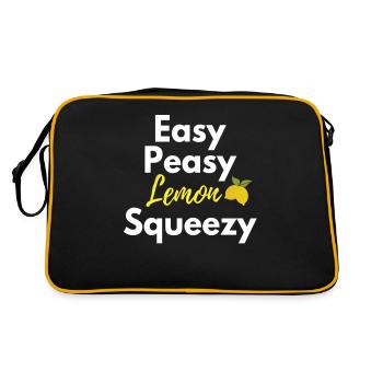 Easy Peasy lemon squeezy - Sac Retro - noir/or - Dos