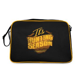Hunter - Retro Bag - black/gold - Back