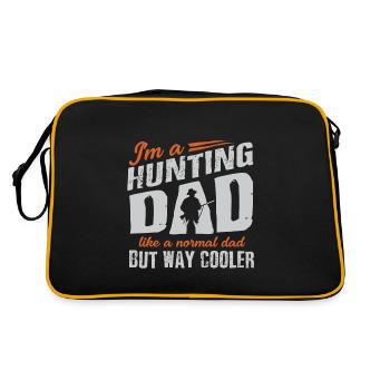 Papa chasseur - Sac Retro - noir/or - Dos
