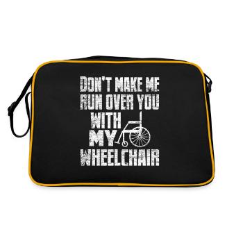 wheelchair - Retro Bag - black/gold - Back