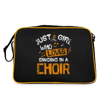 Chanteur de choeur - Sac Retro - noir/or - Dos