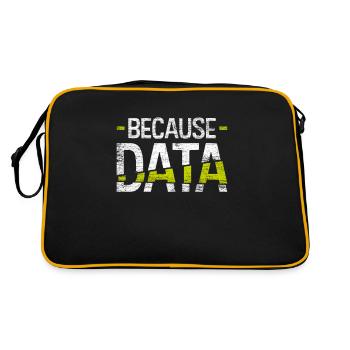 Données informatiques - Sac Retro - noir/or - Dos