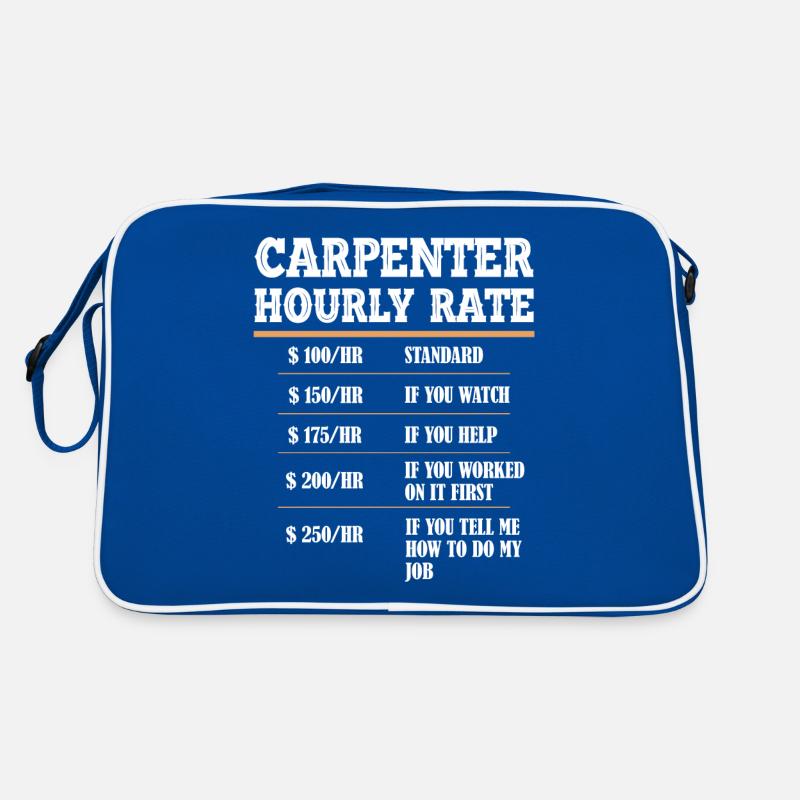 Carpenter carpenter carpenter artisan gift Retro Bag