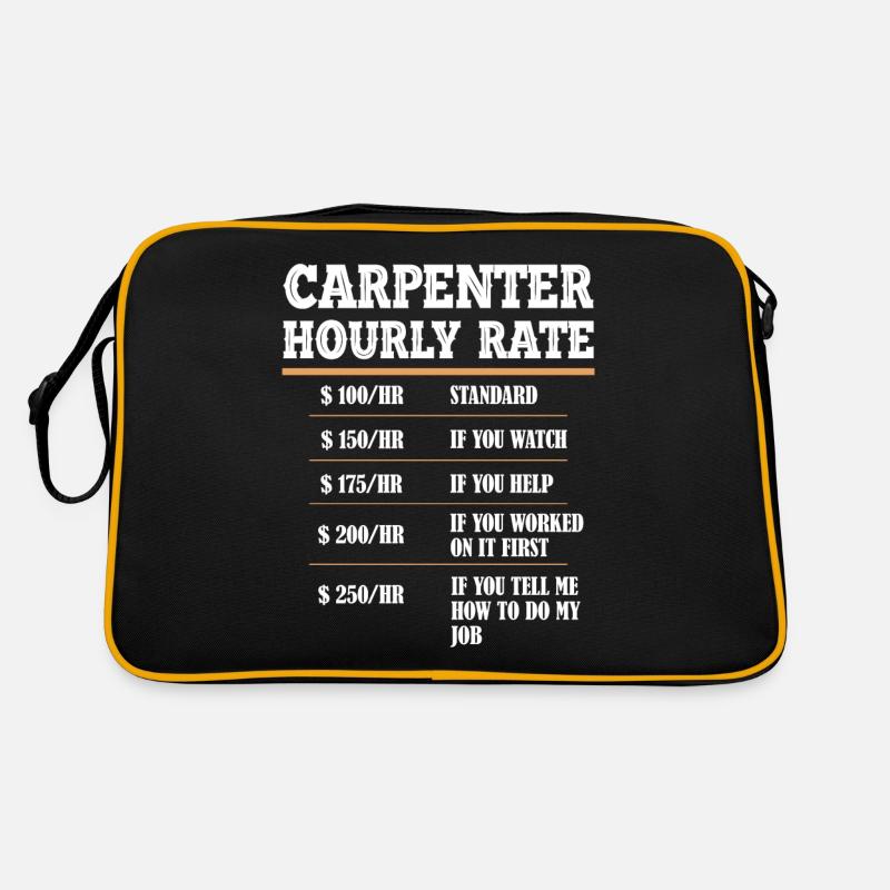 Charpentier charpentier charpentier artisan cadeau Sac Retro