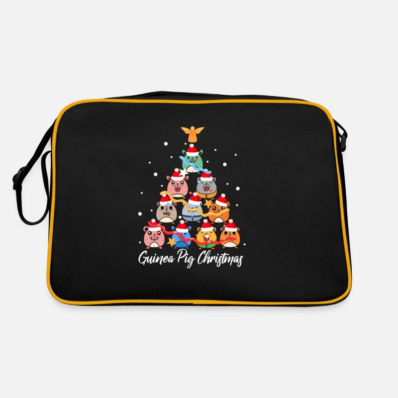 Weihnachten Meerschweinchen Retro Tasche