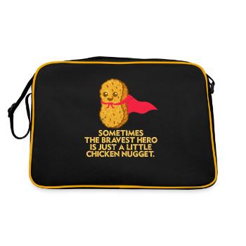Chicken nuggets - Retro Bag - black/gold - Back