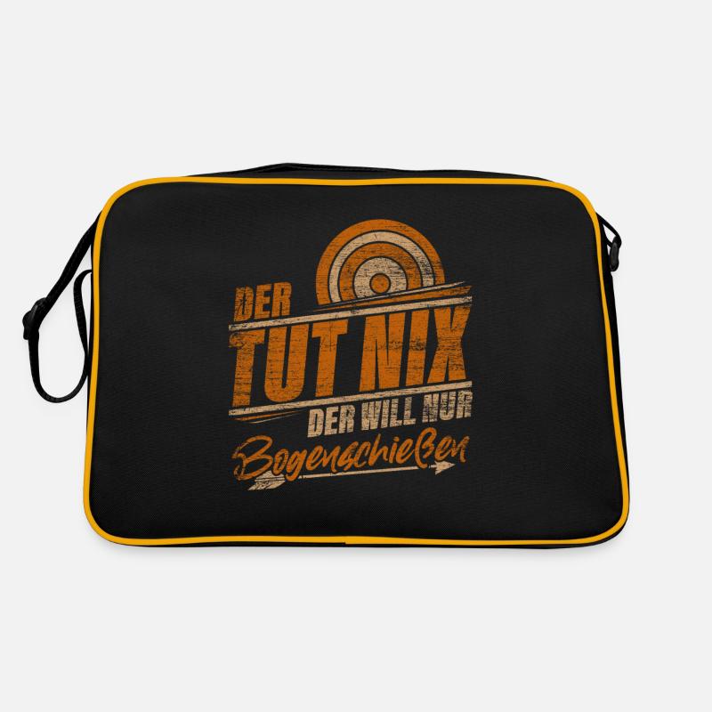 Bogenschießen Retro Tasche