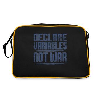 computer science - Retro Bag - black/gold - Back