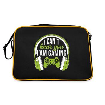 Gambling Gamer Gamer Gambler disant drôle - Sac Retro - noir/or - Dos