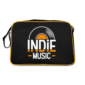 Musique indépendante - Sac Retro - noir/or - Dos