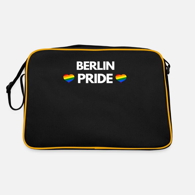 Berlin Pride CSD Berlin - Retro Bag - black/gold