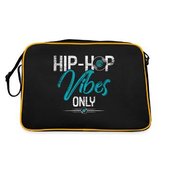 Hip Hop - Retro Tasche - Schwarz/Gold - Hinten