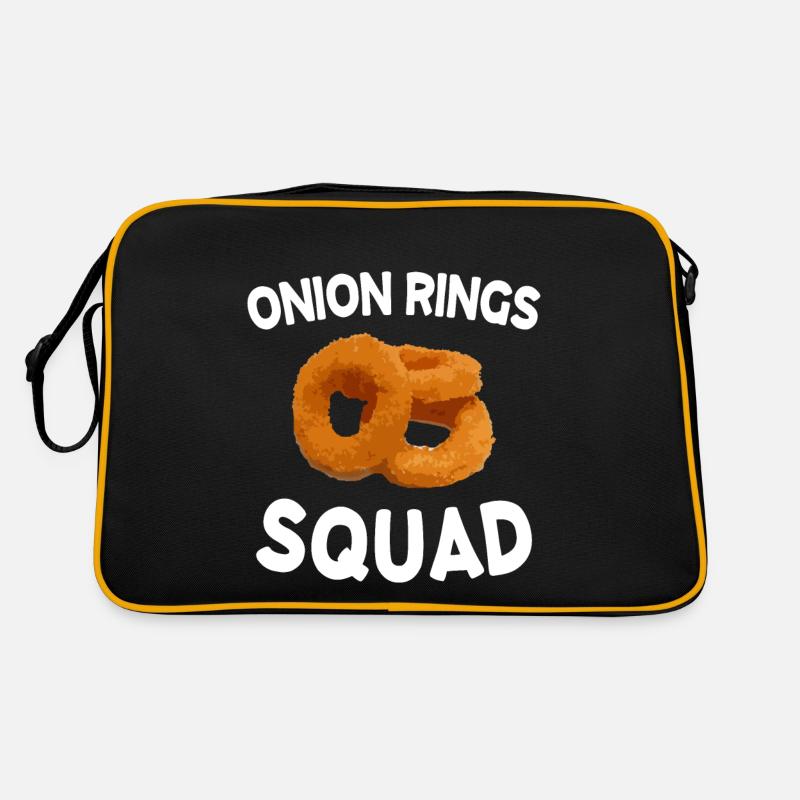 Oignon Rings Fried Oignon Rings Oignon cadeau Sac Retro