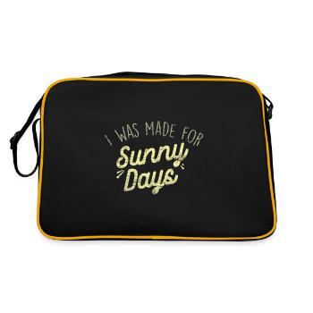 spring - Retro Bag - black/gold - Back