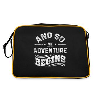aventure - Sac Retro - noir/or - Dos