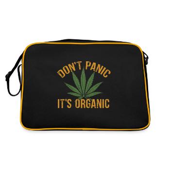 cannabis - Sac Retro - noir/or - Dos