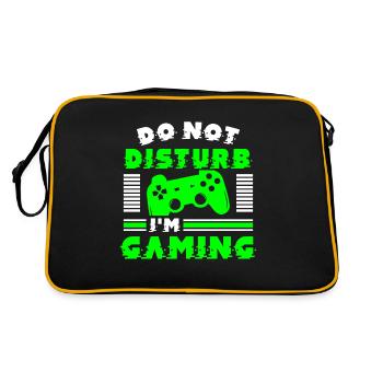 Gaming - Sac Retro - noir/or - Dos