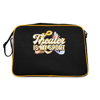 Acting Theatre - Retro Bag - black/gold - Back