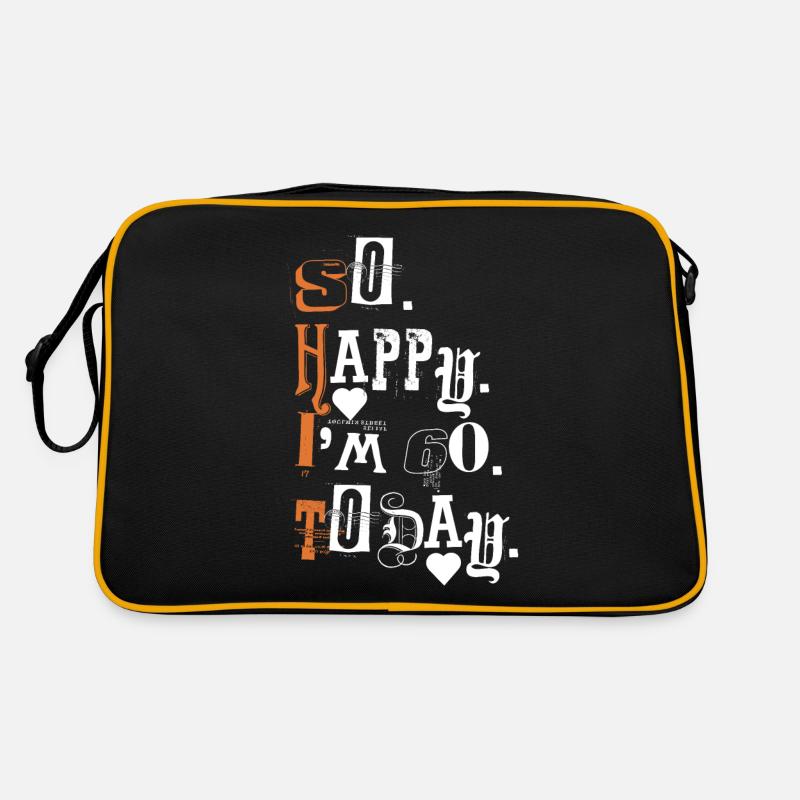 60. Geburtstag Lustiger Spruch Geschenk Retro Tasche