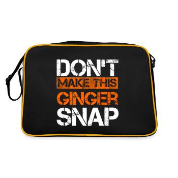 Redhead Ginger Ginger Redhead Gift - Retro Bag - black/gold - Back