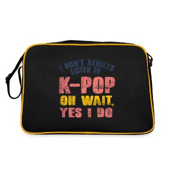 K-Pop - Retro Bag - black/gold - Back