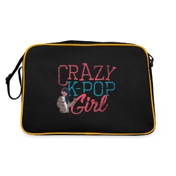 K-POP - Retro Bag - black/gold - Back