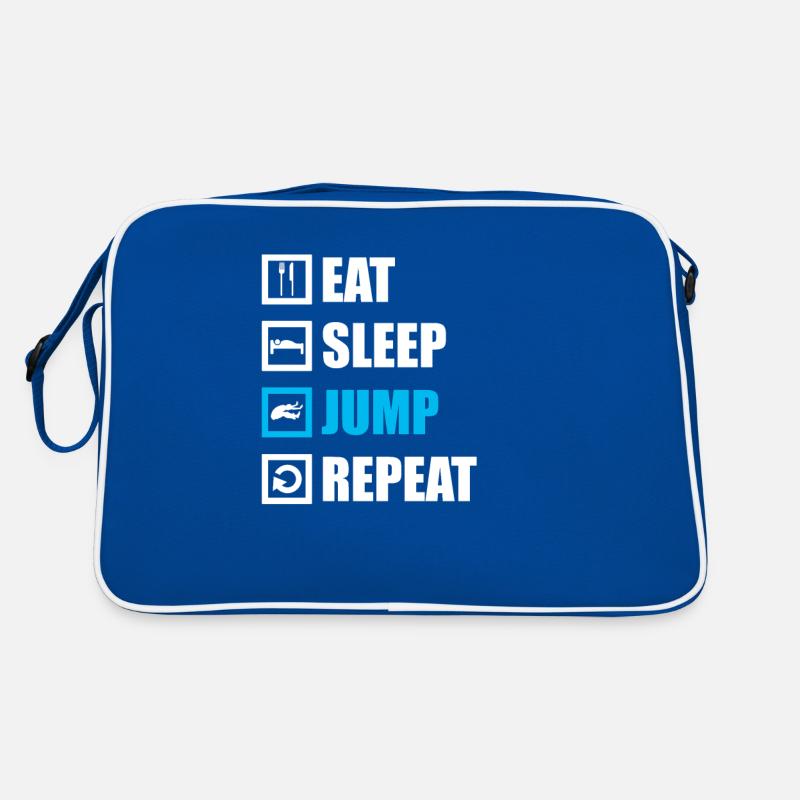 Weitsprung Weitspringer Springer Lung Jumping Jump Retro Tasche