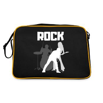 Groupe de rock - Sac Retro - noir/or - Dos