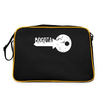 Bogota Colombia Santafé de Bogotá Colombia - Retro Bag - black/gold - Back