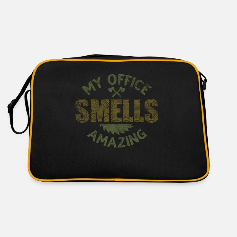 Holzfäller Retro Tasche