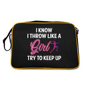 Javelin Throwing Javelin Throwing - Retro Bag - black/gold - Back