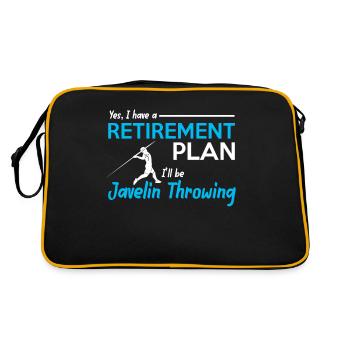 Javelin Throwing Javelin Throwing - Retro Bag - black/gold - Back