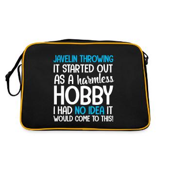 Javelin Throwing Javelin Throwing - Retro Bag - black/gold - Back