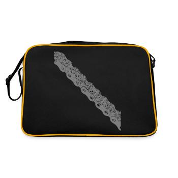 would have had bicycle chain - Retro Bag - black/gold - Back