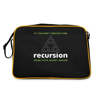 programmer - Retro Bag - black/gold - Back