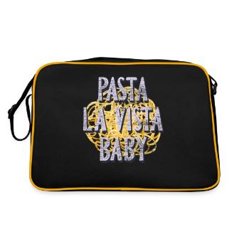 pâtes - Sac Retro - noir/or - Dos