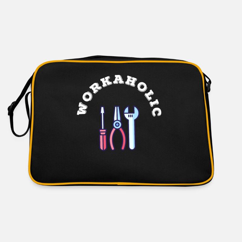 I am workaholic birthday gift idea Retro Bag