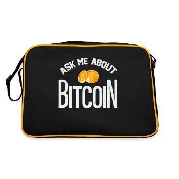 Bitcoin - Sac Retro - noir/or - Dos