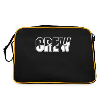Crew Staff Team - Retro Bag - black/gold - Back