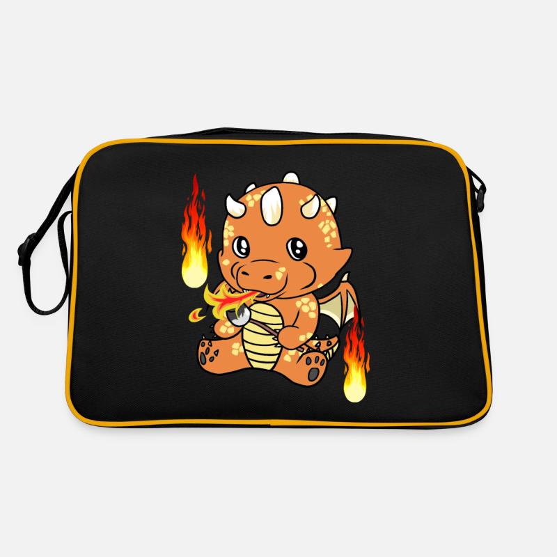 Dragon Baby Marshmellows Fantasy Crickets Fire Retro Bag