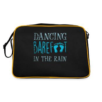 Danser pieds nus - Sac Retro - noir/or - Dos