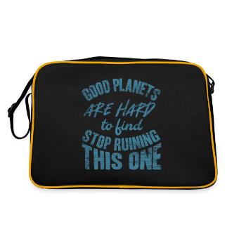 Climate protection - Retro Bag - black/gold - Back